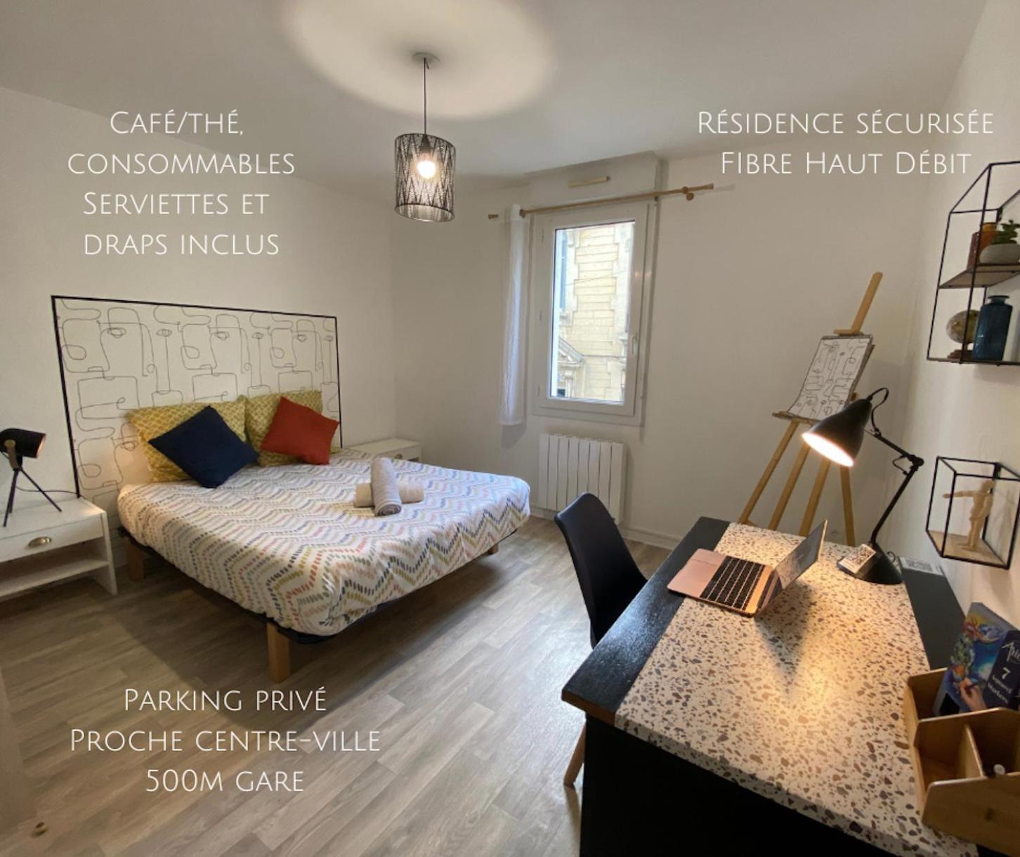 Apartmán Work App'Art - T2 - Fibre - Parking - Proche Gare Angoulême Exteriér fotografie